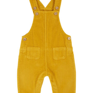 SALOPETTE VELOURS COTELÉ JAUNE