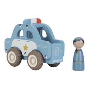 VOITURE DE POLICE EN BOIS